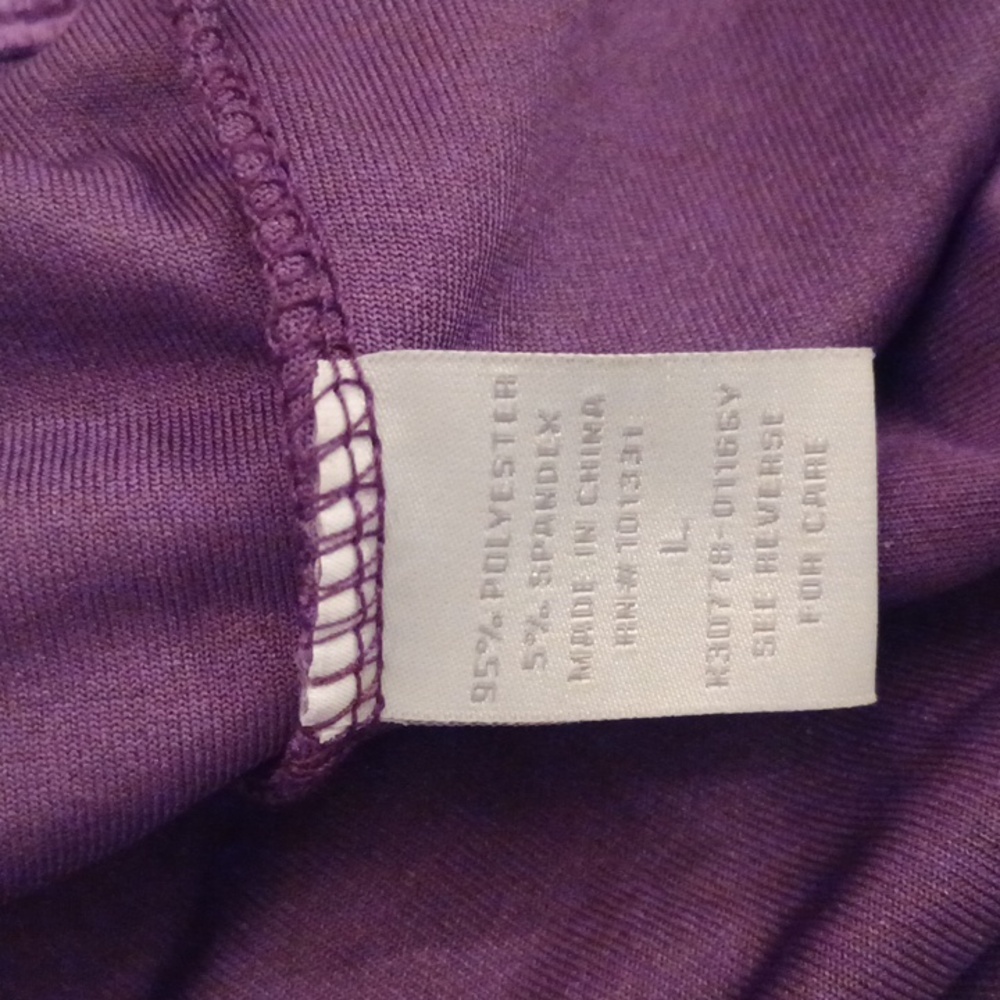 Charlotte Russe deep purple velour dress NWOT - Picture 5 of 7